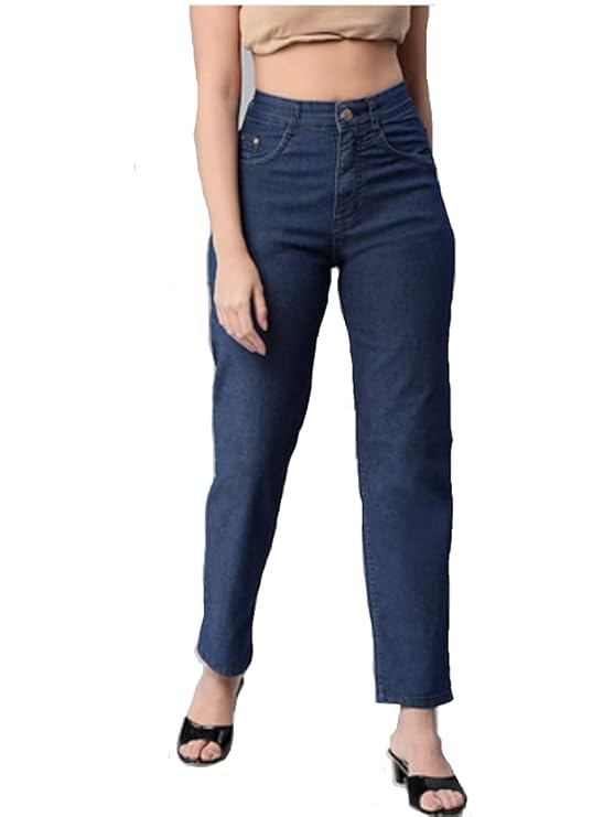 female Denim Straight Fit Jeans bottomwear