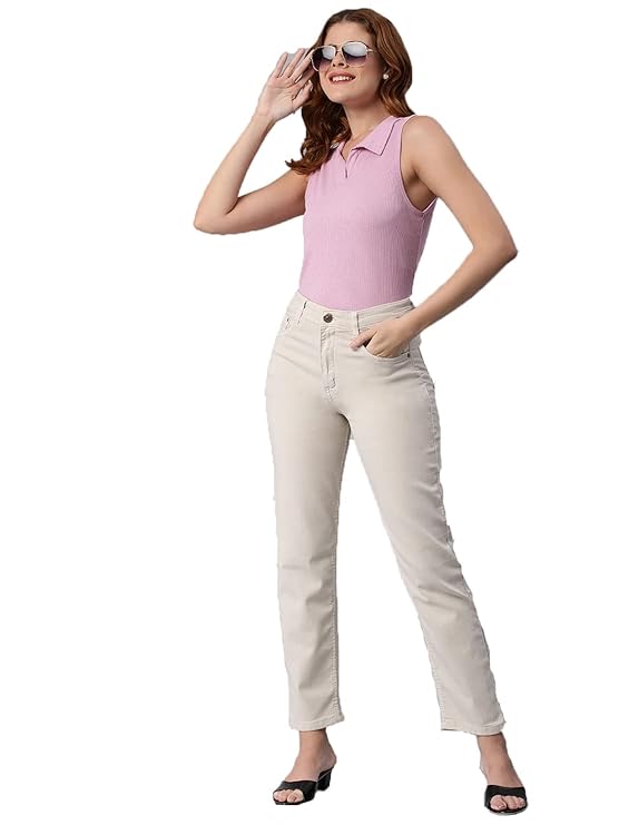 female Denim Straight Fit Jeans bottomwear