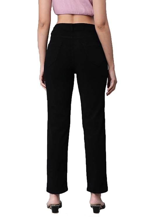 female Denim Straight Fit Jeans bottomwear
