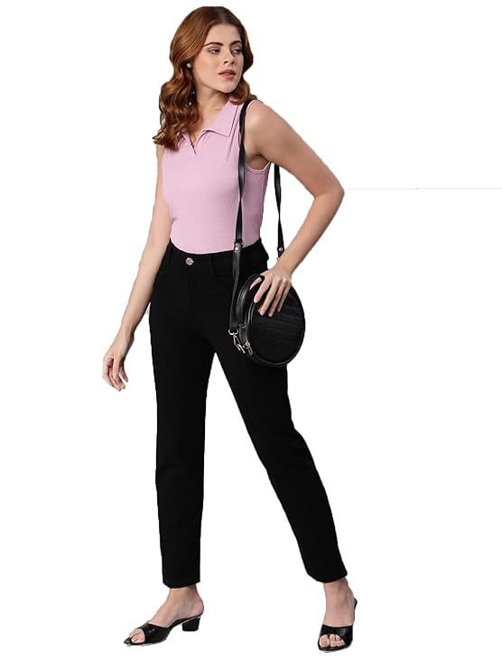female Denim Straight Fit Jeans bottomwear