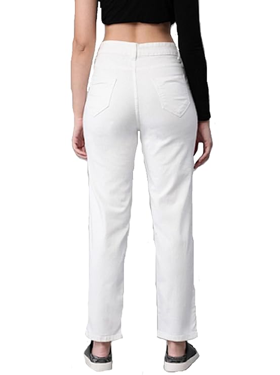 female Denim Straight Fit Jeans bottomwear