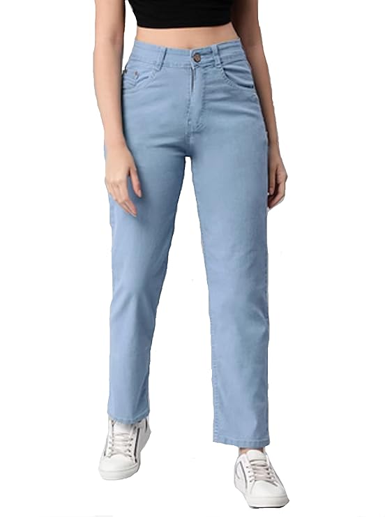 female Denim Straight Fit Jeans bottomwear