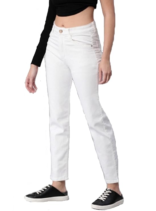 female Denim Straight Fit Jeans bottomwear