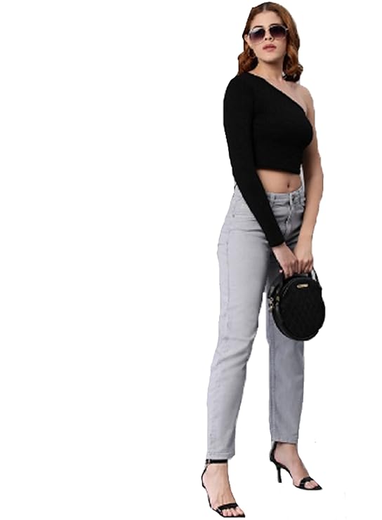 female Denim Straight Fit Jeans bottomwear