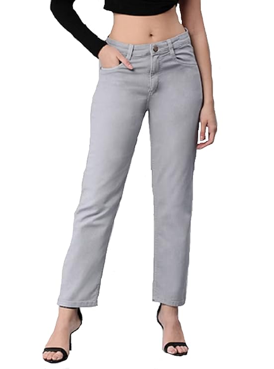 female Denim Straight Fit Jeans bottomwear