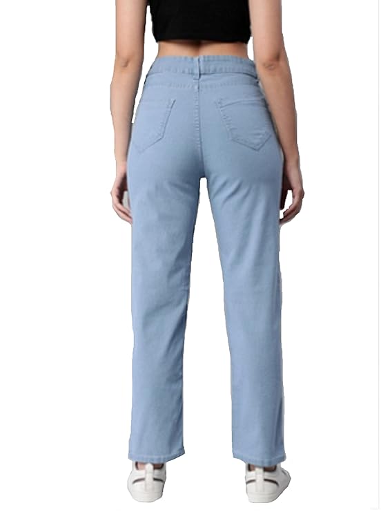 female Denim Straight Fit Jeans bottomwear