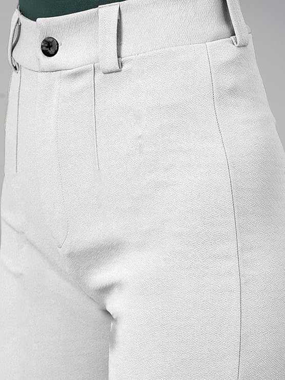 Mehrang Trousers for Women, Formal Pants for Women, Straight Fit Pants bottomwear