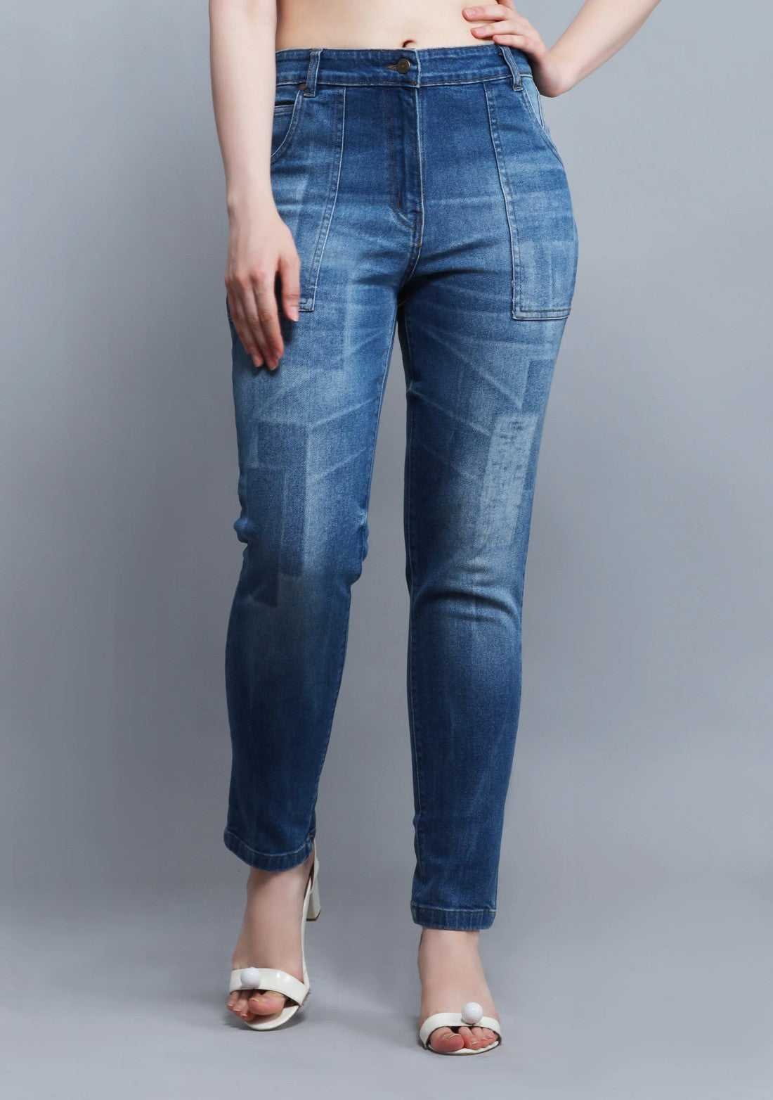 Blue Slim Fit High Rise Rhysley Women's Fashion Jeans bottom wear