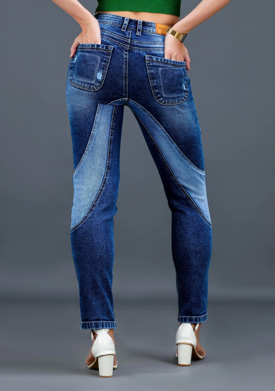 Blue Slim Fit Rhysley Women's Fashion Jeans bottom wear