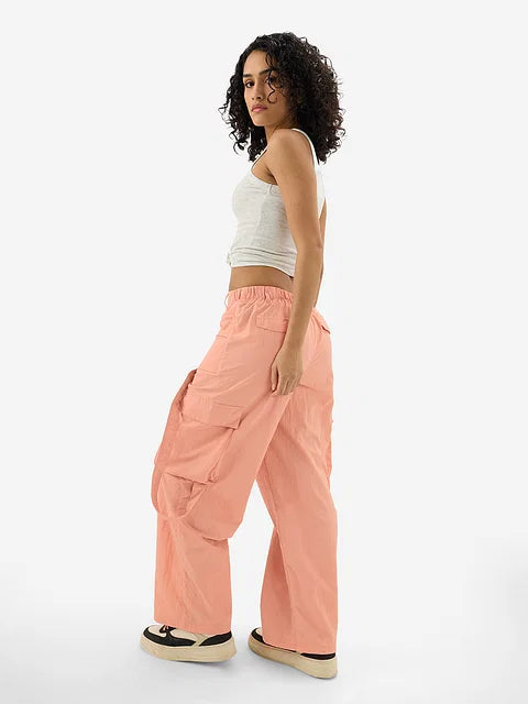 Parachute Pants: Lime bottomwear