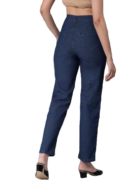 female Denim Straight Fit Jeans  bottomwear