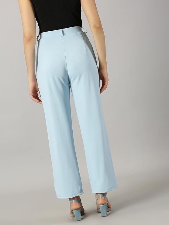 female Trouser with Button Closure || Regular fit Trousers for Womens bottomwear