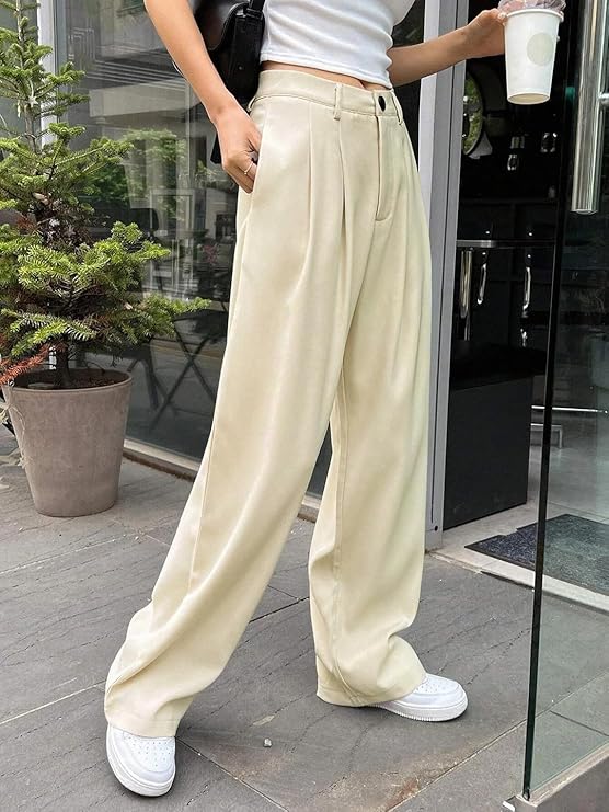 female Regular Fit Women Solid Trousers bottomwear