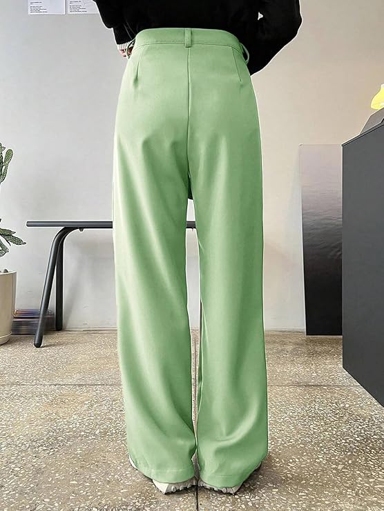 female Regular Fit Women Solid Trousers bottomwear