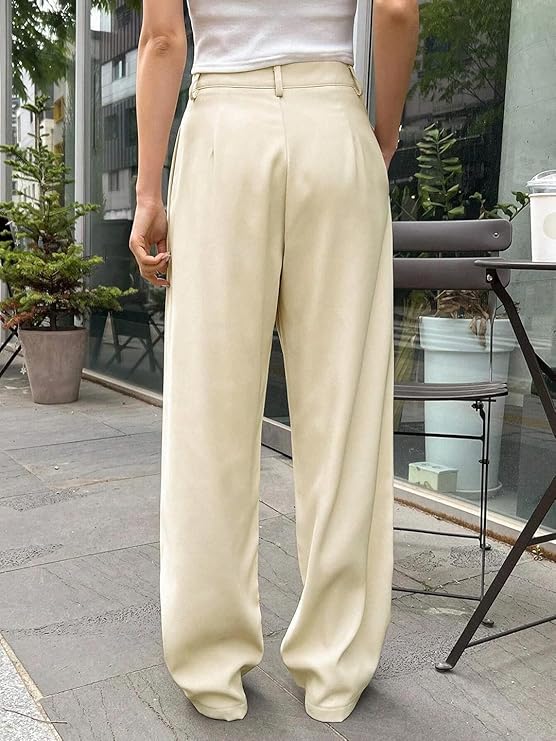 female Regular Fit Women Solid Trousers bottomwear