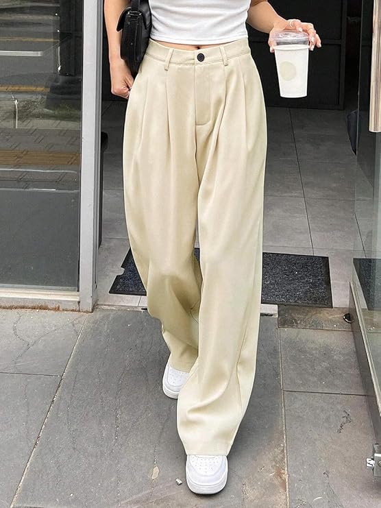 female Regular Fit Women Solid Trousers bottomwear