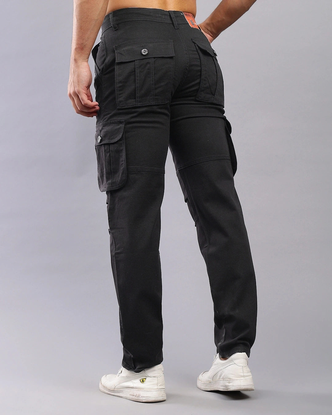 Men's Cargo Jeans Male Bottamwear