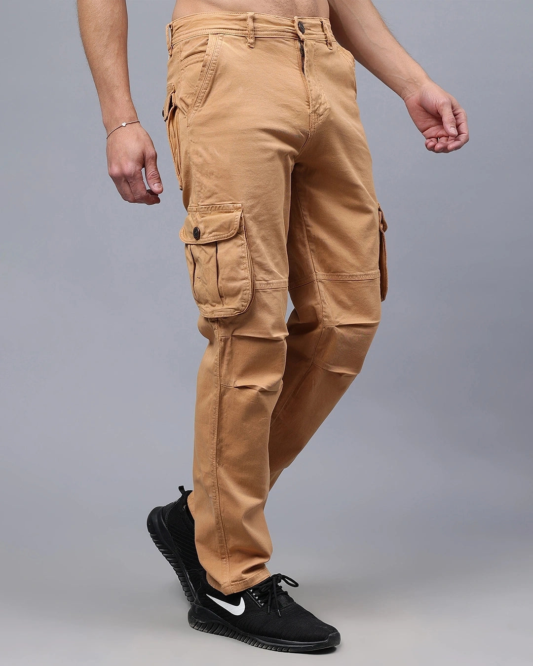 Men's Cargo Jeans Male Bottamwear