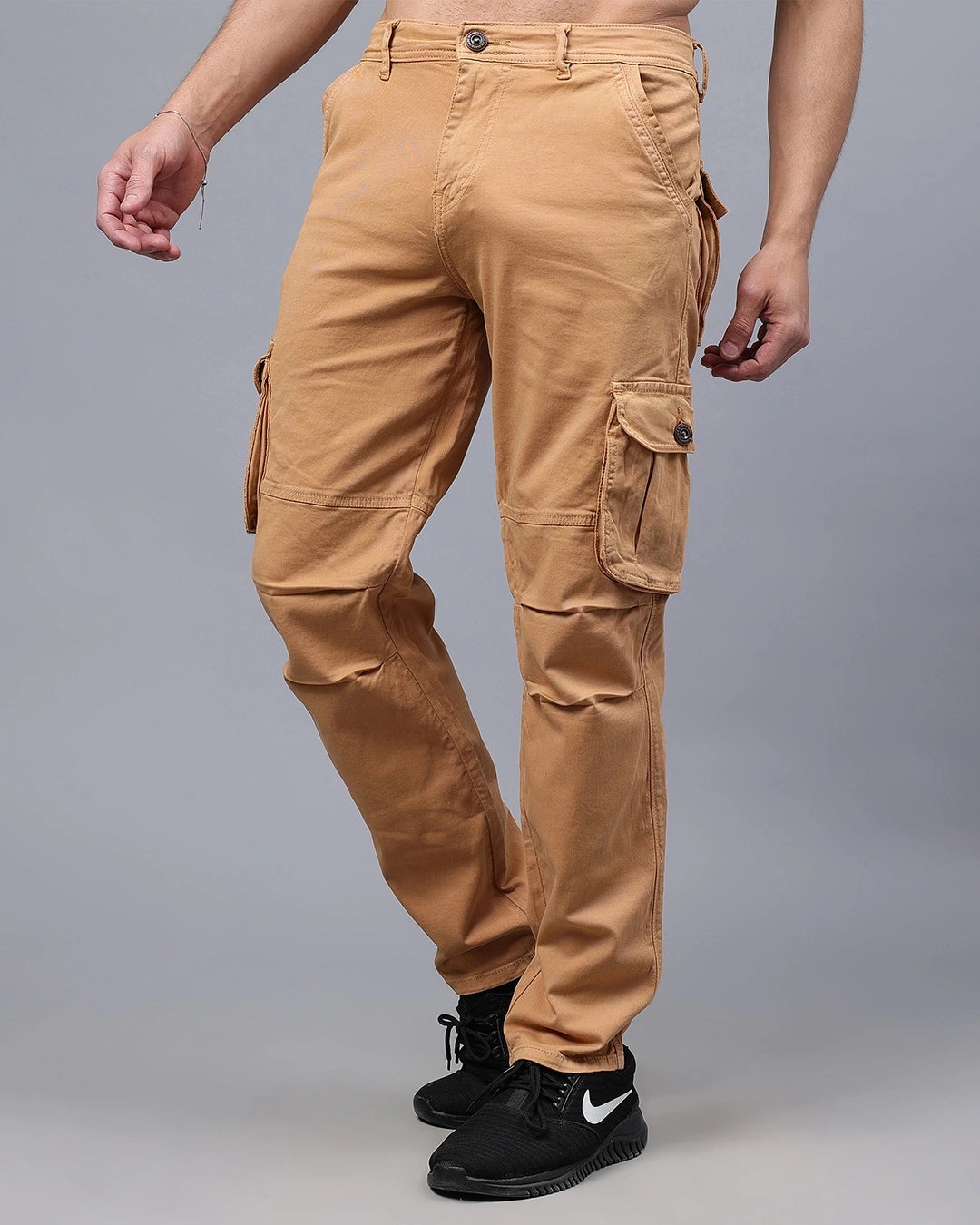 Men's Cargo Jeans Male Bottamwear