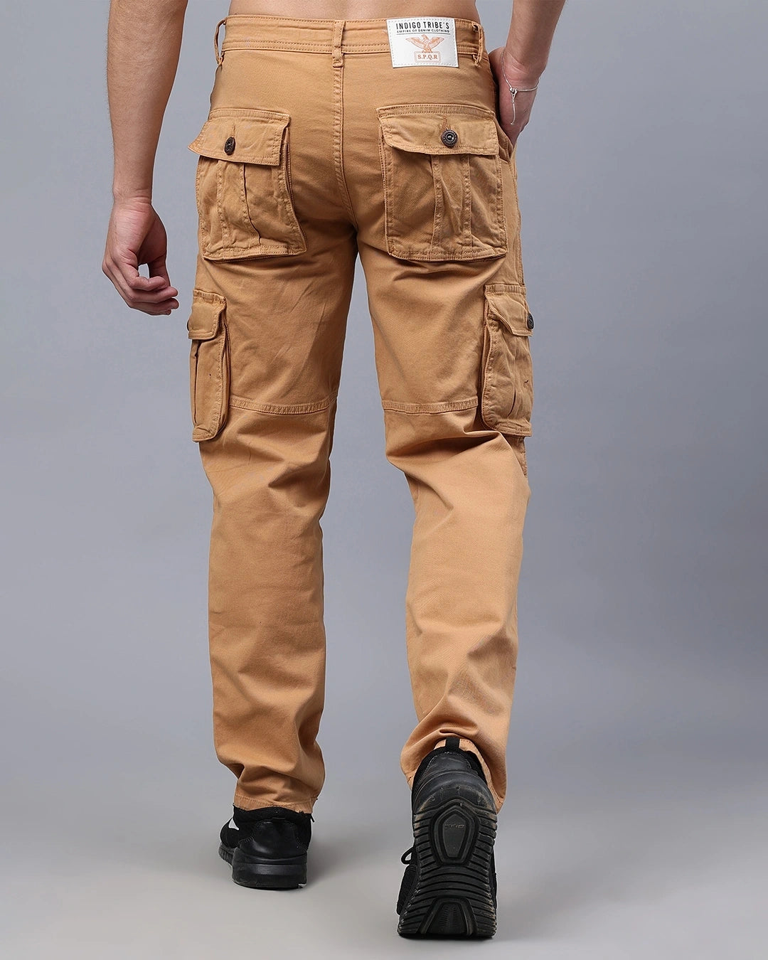 Men's Cargo Jeans Male Bottamwear